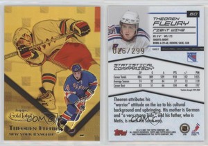 2000-01 Topps Gold Label Class 2 Gold /299 Theoren Fleury #60