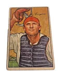 1952 Bowman #112 Smoky Burgess LOW GRADE Vintage Baseball Card - Picture 1 of 2