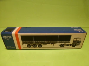 LION CAR 70 DAF TRUCKS 2800-3300 TRAILER - 1:50 GOOD - * ONLY EMPTY BOX * (9) - Imagen 1 de 5