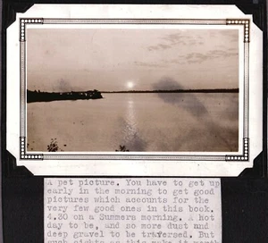 PHOTOGRAPH MOTORCYCLE GRAHAM OATS CASTROL OIL SCENIC VIEW CANADA ENGLAND PHOTO - Picture 1 of 1