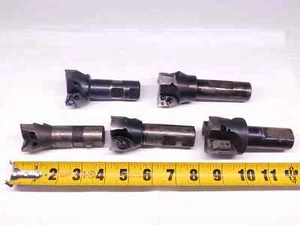 5 PCS LOT OF INDEXABLE FLY CUTTERS FOR BRIDGEPORT MILL 1" SHANKS FOR PARTS - Picture 1 of 7