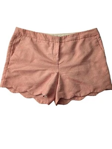 Kenar Shorts Shortie with scalloped edges. Pink. Size 12 - Picture 1 of 6