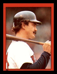 1982 Topps Stickers Dwight Evans  Boston Red Sox #153 Near Mint NM - Picture 1 of 2