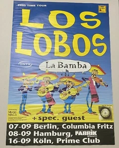 Los Lobos : La Bamba This Time Tour Onyx Rock Concert Poster German European - Picture 1 of 10