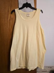 HERREN TANKTOP GELB - EXTRA LANG - XL - EINMAL GETRAGEN - Bild 1 von 3