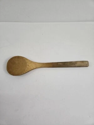 Pampered Chef Bamboo Spoon Wood Cooking 10" Vintage - Image 1 of 3