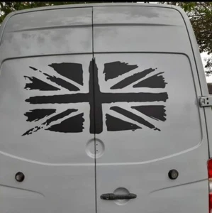 ADESIVI BANDIERA UNION JACK DECAL CAMPERVAN MOTORHOME CARAVAN FURVAN AUTO - Foto 1 di 1