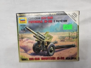 Kit modelo obús soviético Zvezda 1/72 Segunda Guerra Mundial 122 mm 6122 - Imagen 1 de 3