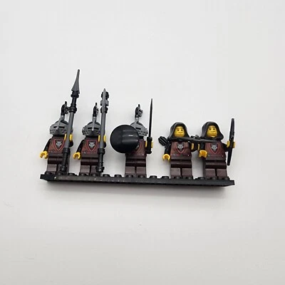 LEGO CASTLE WOLF PACK BLACK/BROWN 5 PACK MINI FIGURES - Image 1 of 4