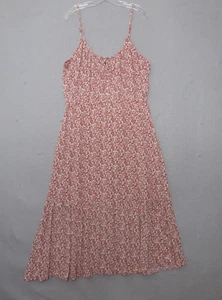 Vestido Abercrombie & Fitch XL Floral Ditsy Floral Bolsillos Midi Boho Cottage Core - Imagen 1 de 12
