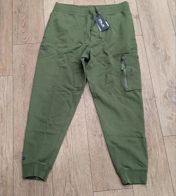 $248 Hombres RLX Ralph Lauren Terry Polar Jogger Pantalones Jardín Trail Verde Grande Foto 1 de 4