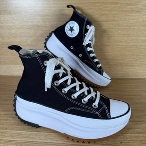 Converse Run Star Hike Platform High Top Trainers - Black - Size 5 UK (38 EU) - Picture 1 of 16