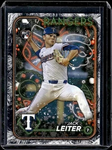 2024 Topps Holiday Jack Leiter RC Holiday Tree #H155 Texas Rangers - Picture 1 of 2