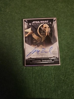 2019 Star Wars Masterwork Matthew Wood General Grievous #A-MW Auto Framed 1/5  - Image 1 of 3