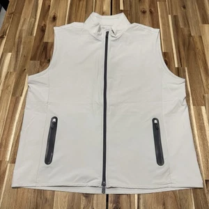 Stitch Golf Vest Mens XL Gray SWS Weather System Full Zip Windbreaker Sleeveless - Picture 1 of 7