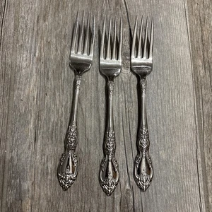 Juego de 3 tenedores de cena cubiertos de acero inoxidable Oneida Wordsworth EE. UU. - Imagen 1 de 3