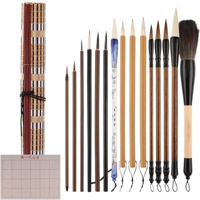 Traditional Chinese Brushes - Long-Lasting Chinese Art Brushes,Multi-Use4440 - Imagen 1 de 4