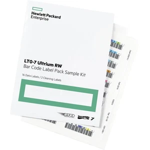HPE LTO-7 Ultrium RW Bar Code Label Pack (Q2014A) - Picture 1 of 2