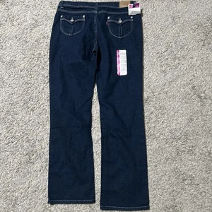 Women’s Levi’s Slim Straight Premium Stretch Midnight Jeans Plus Size 14 1/2 NWT - Picture 1 of 7