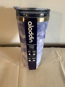 Aladdin Bicchiere Isolante 30 Oz Viola Nuovo Acciaio Inox - Foto 1 di 5