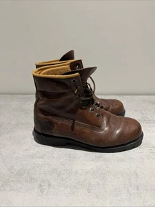 Vintage Timberland 6 Inch Premium Leather Boots Men’s UK7.5 Made In USA Brown - Bild 1 von 10