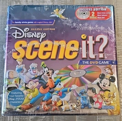 Disney Scene it? - 2 DVD Deluxe Edition Board Game, Collectible NEW SEALED  - Image 1 of 4