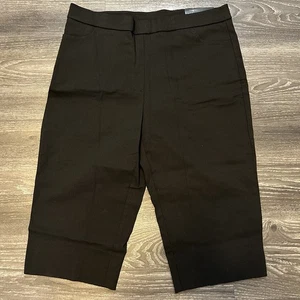 Alfred Dunner Petite Size 12P Allure Stretch Pull On Pants Black - Picture 1 of 5