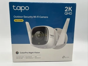 Tapo Tp-link Colorpro Wi-fi Outdoor Camera | Plug-in | Daylight Clarity At Night - Picture 1 of 8