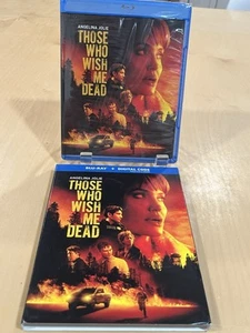 New Factory Sealed Those Who Wish Me Dead (Blu-Ray, 2021) Angelina Jolie - Imagen 1 de 3