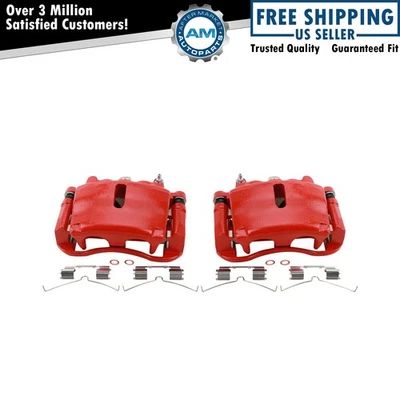 Juego de pinzas de freno delanteras para 05-08 Ford F-150 06-08 Lincoln Mark LT Foto 1 de 4