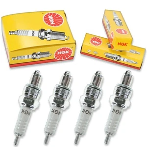 4pcs 88-90 Kawasaki EX250F Ninja 250R NGK Standard Spark Plugs 249cc 15ci wl - Picture 1 of 5