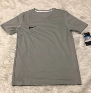 NWT Youth Unisex Gray Football/Soccer Dri-Fit Shirt Medium - Picture 1 of 6