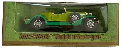 Matchbox Models Of Yesteryear Y-14 1931 Stutz Bearcat Green Car Model 1:44 NIB - Image 1 of 4