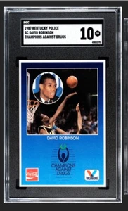 1987 Kentucky #SC DAVID ROBINSON Bluegrass State Games SGC 10 primera tarjeta radiocontrol XRC - Imagen 1 de 2