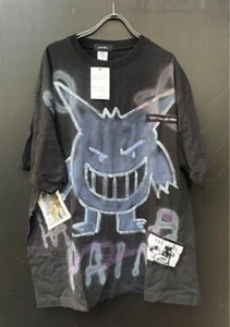 Pokemon × Guernika Collaboration T-Shirt Gengar Black with Tag JP Size Asian 2XL - Picture 1 of 6