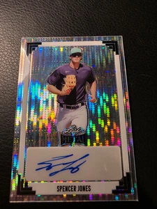 2024 Leaf Metal Baseball Spencer Jones Silver Pulsar Auto 2/8 New York Yankees - Picture 1 of 2