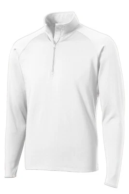 Nuevo Pullover Quebec Nordiques Para Hombres Sport-Tek® Sport-Wick® Elástico 1/2 Cremallera XS-4XL Foto 1 de 3
