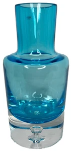 Krosno MCM Poland Crystal Decanter - Art Glass Vase w\ Sticker - Picture 1 of 9