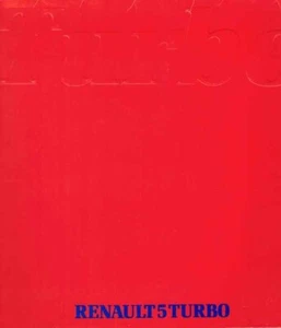 Catalogue brochure Renault 5 Turbo 1980/1981 France - Picture 1 of 4