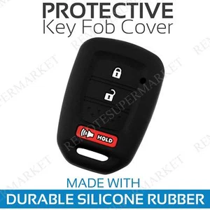 Key Fob Cover for 2013-2014 Honda Crosstour Remote Case Rubber Skin Jacket - Picture 1 of 1