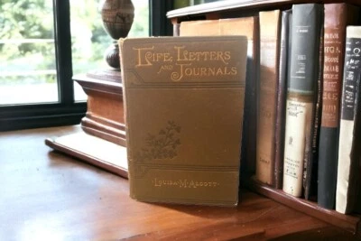 Louisa M Alcott Life Letters Journals Antique Book First Edition 1889 DAMAGED - Imagem 1 de 4