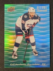 23-24 Allure Color Flow Kirill Marchenko Green-Blue 🌈🌈 Columbus Blue Jackets - Picture 1 of 2