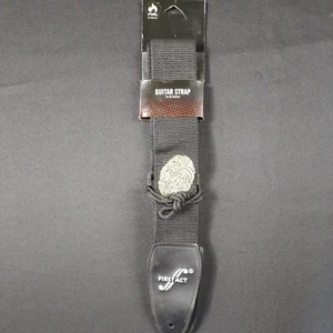 First Act Guitar Strap with fingerprint icon adjustable - Picture 1 of 5