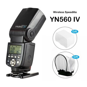 YONGNUO YN560 IV Wrieless Speedlite with Diffusers For Canon Nikon Camera Studio - Picture 1 of 12