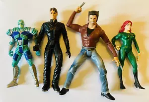 Job Lot x 4 Marvel, DC Action Figures Wolverine, Cyclops, Poison Ivy,Freeze (28) - Picture 1 of 9