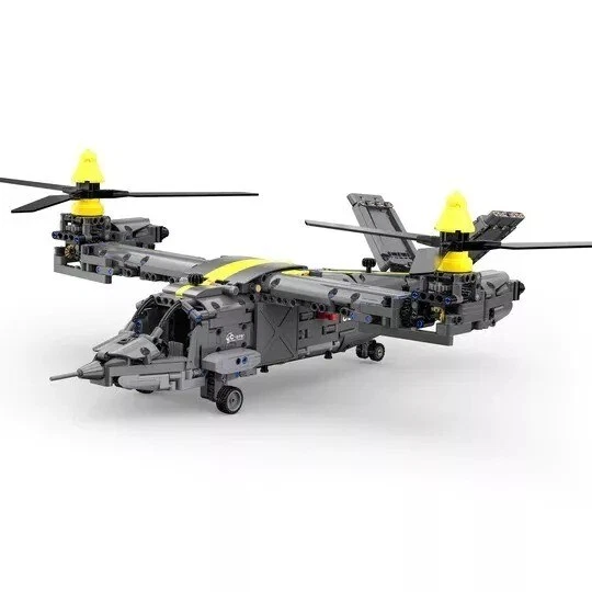 CaDA Tiltrotor Helicopter (Non-Motorized) Brick Building Set 1,436 Pieces - Image 1 of 1