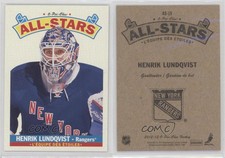 2012-13 O-Pee-Chee All-Stars Wrapper Redemption Henrik Lundqvist #AS-15 HOF