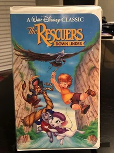 The Rescuers Down Under (VHS, 1991) Walt Disney Black Diamond Classic, Outback - Picture 1 of 6