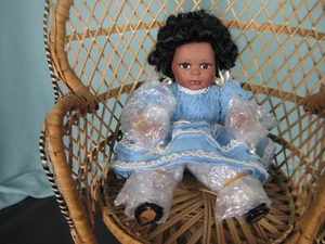 Marie Osmond Tiny Tot Doll Debra 2000 Marked 4404 Black Signed Mint no box - Picture 1 of 2
