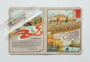 V. Abolaffio Spitzen Seiden Fabrik Venedig Ephemera Werbung Vintage Luxuspapier - Picture 1 of 2